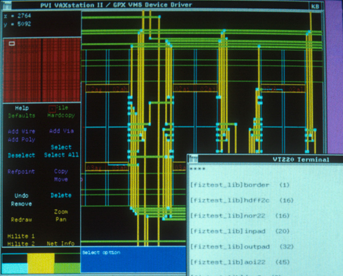 Historical SPPDG image -MagiCAD screen picture of schematic and router